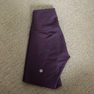 Lululemon Eggplant Biker Shorts